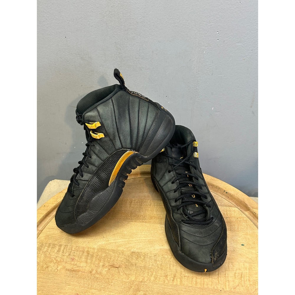 Jordan Basketball Shoes Kids 6Y Black Air Jordan 12 Retro Black Taxi 153265-071